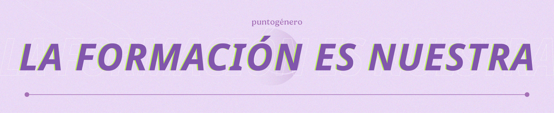 La formación es nuestra
